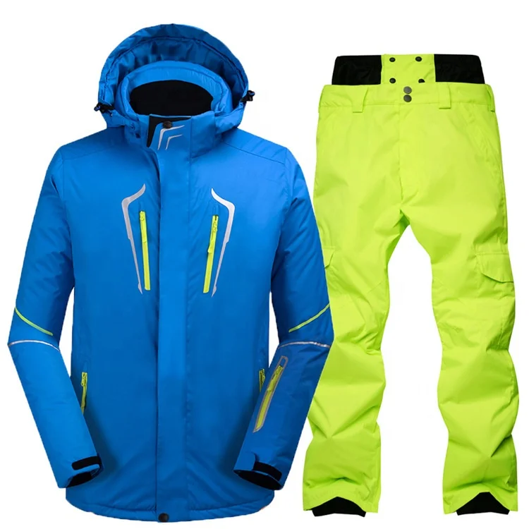 Fashion Ski suit men's single double board winter outdoor warmth thickness snowboard ski suits