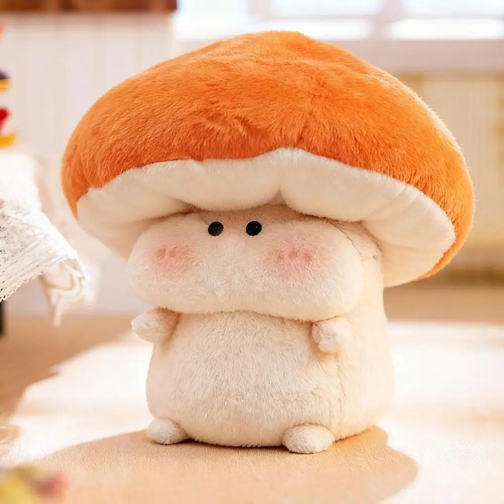 

Kawaii плюшевый грибной человек плюшевая игрушка диван-кровать украшение игрушка на день рождения фигурка девушка мягкий подарок плюшевые украшения подушка S5n0