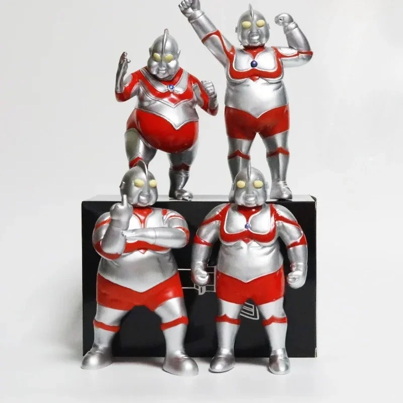 

18cm Ultraman Anime Gk Ultraman Obesity Kawaii Pvc 2022 New Birthday Model Collections Model Kid Toy Surprise Children Gifts