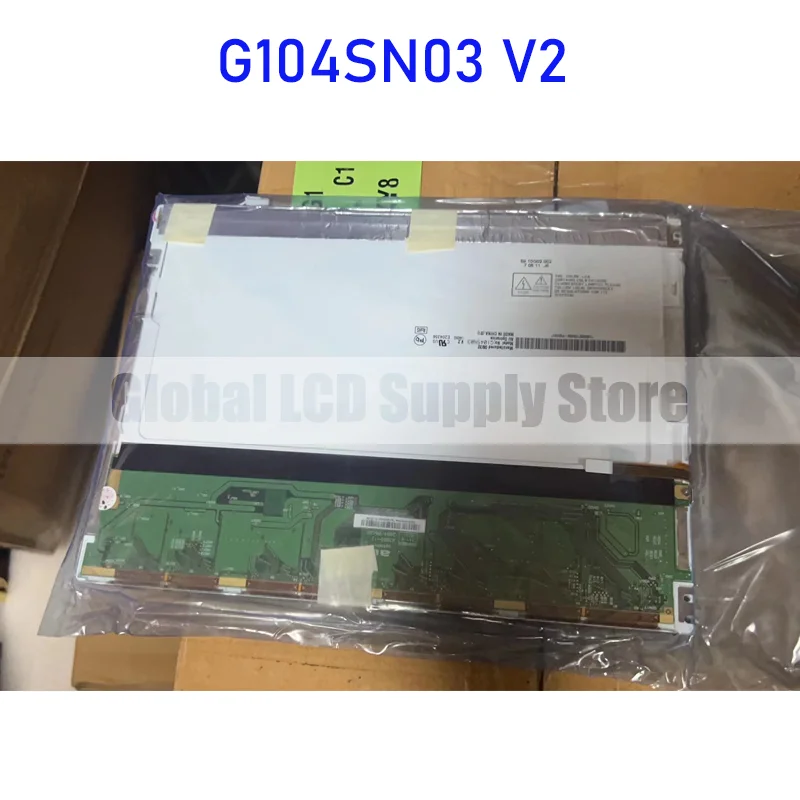 

G104SN03 V2 10.4 Inch Industrial LCD Display Screen Panel Original for Auo 20 Pins Connector Brand New Fully Tested