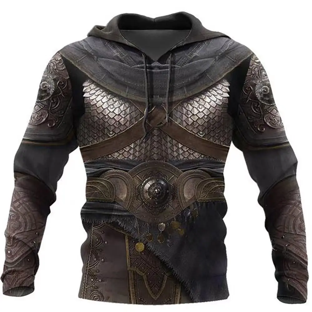 3D Mechanical printing Graphic Pattern Hooded Hoodie Pullover Personality Men women Fashion Sweatshirts Pullover