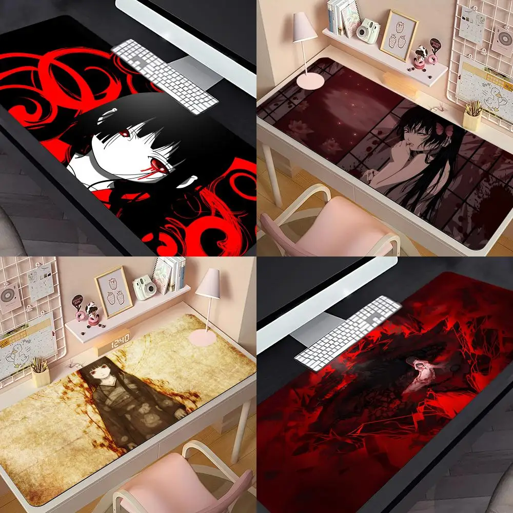 

Bloody Hell Girls Mouse Pad Rubber Large Mousepad Game Table Keyboard Pad Rubber Carpet Notebook Mousepad