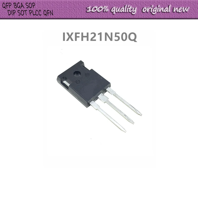 

10Pcs/Lot IXFH21N50Q IXTH21N50 21N50 TO-247
