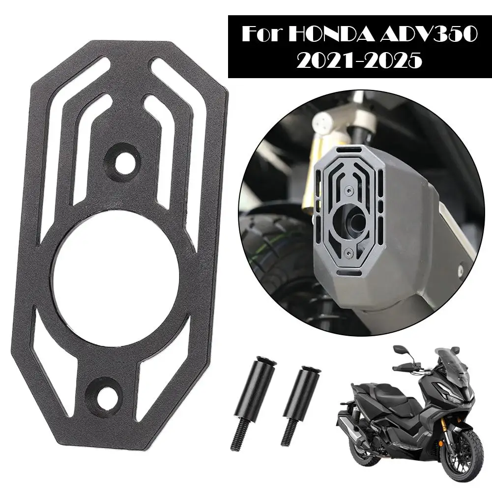 Für Die Honda ADV350 2021-2025 Aluminium Legierung Auspuff Schutz Rohr Schwanz Ende Dekorative Abdeckung Schalldämpfer Schwanz Ende anti-Kollision Abdeckung