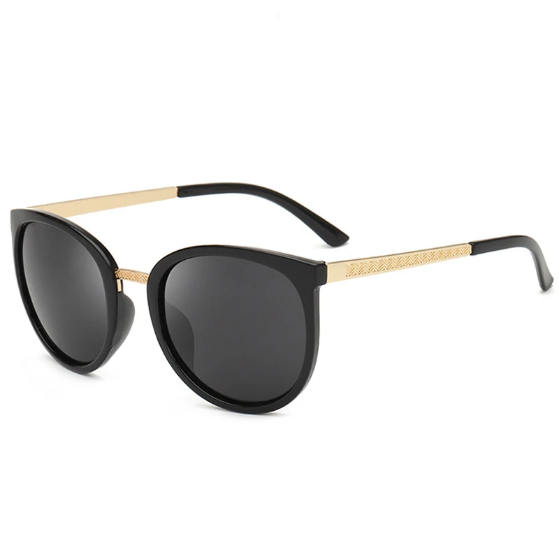 ODEK PIANAN New Fashionable Retro UV400 Women's Large Frame Daily Sunscreen Trendy Sunglasses