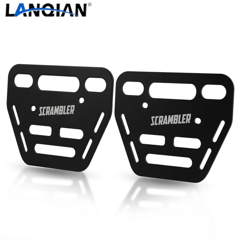 For Ducati Scrambler 620 800 Classic Desert Sled Icon Sixty2 Motorcycle Side Luggage Rack Support Saddle Bags Mounting Brackets