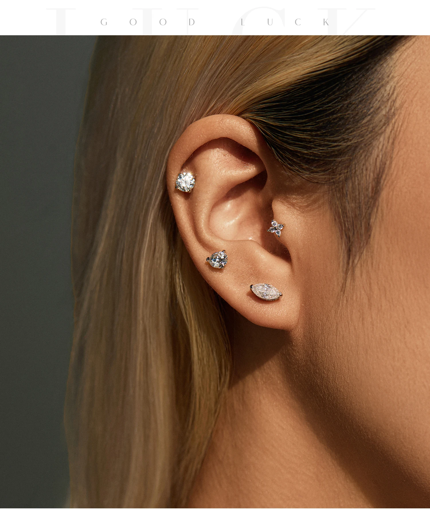 MODIAN 1PC D Moissanite Cartilage Stud 925 Sterling Stapelbare Schraub-Ohrstecker in mehreren Formen für Frauen Urlaubsschmuck – Detail 18