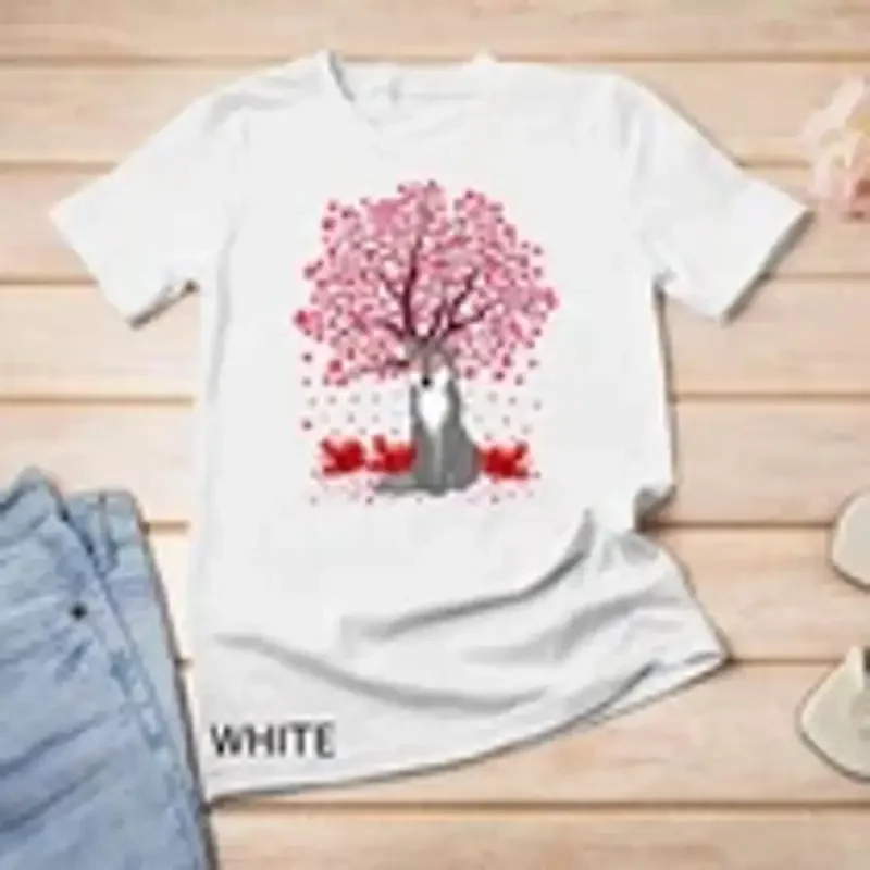 Lustiges Unisex-T-Shirt mit Wolf-Motiv für Tierliebhaber zum Valentinstag