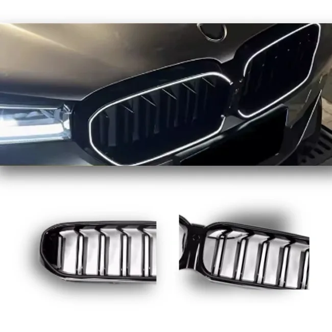 

Car Front Mesh Grille With LED Light G30 Grille For BMW 5 Series 2021-2024