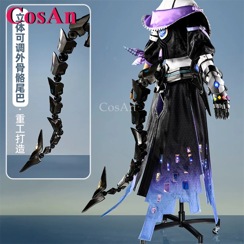 CosAn Game Honkai: Star Rail Silver Wolf LV.999 Cosplay Costumes Fashion Combat Uniform Women Activity Party Role Play Clothing view 3