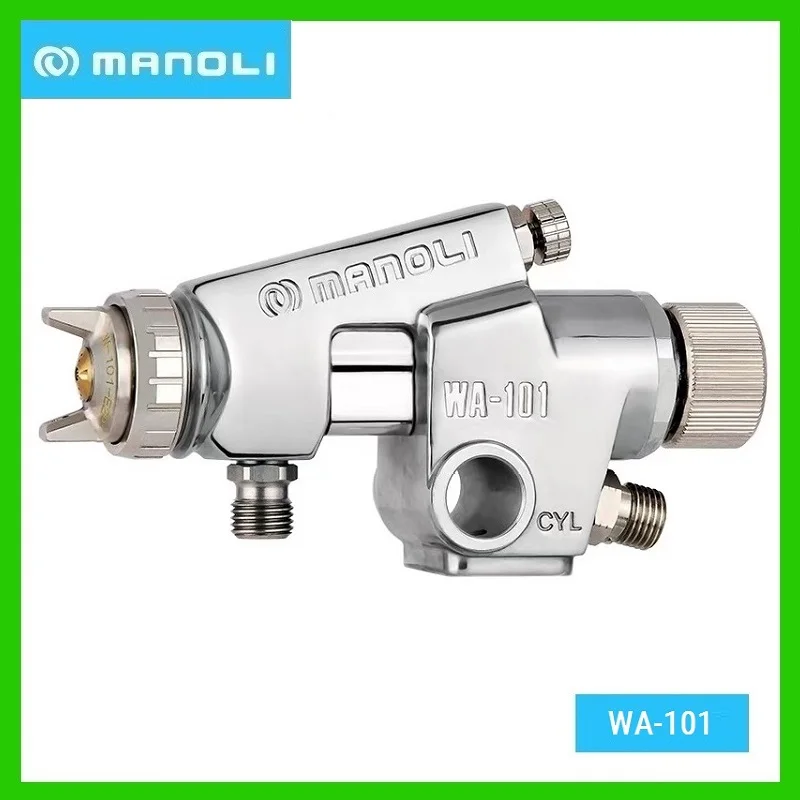 MANOLI WA-101 Automatic Paint Spray Gun Automotive Car Painting Pneumatic Tools Sprayer Guns WA-101R Round Auto Painting Gun