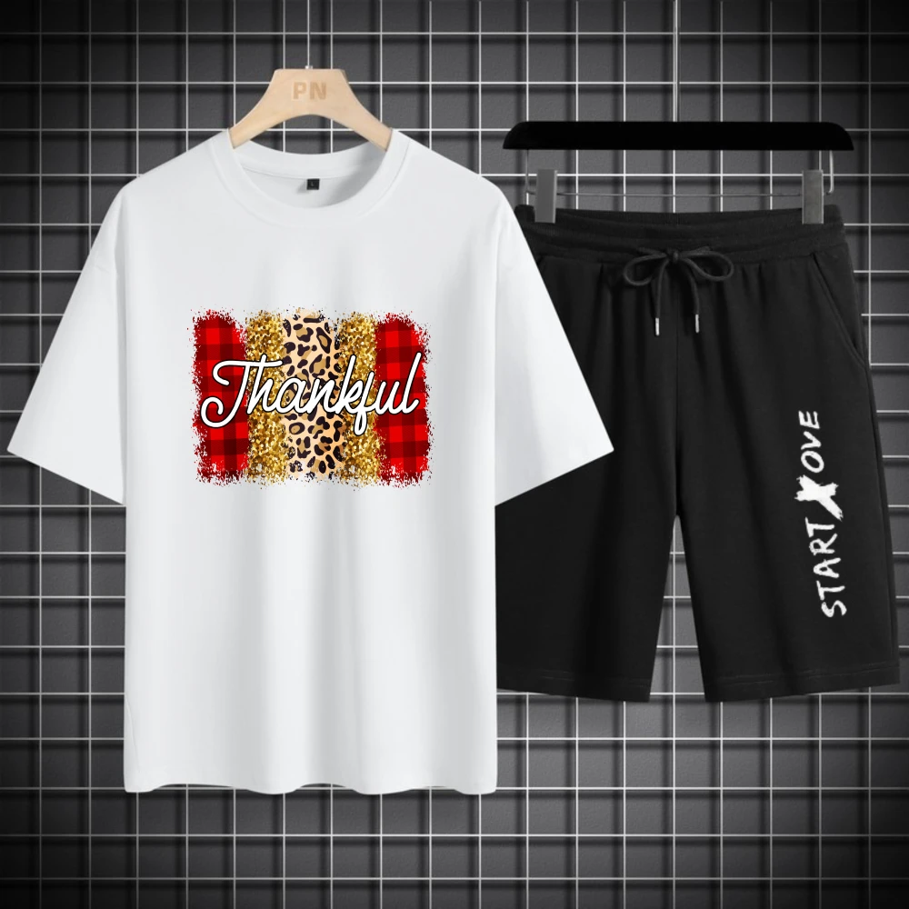 مجموعات الرجال الصيف التجفيف السريع الاستوائية طباعة مطبوعة الجرافيك تي شيرت دعوى ملابس رجالية مجموعة جديدة في مجموعات الرجال قصيرة الأكمام #1