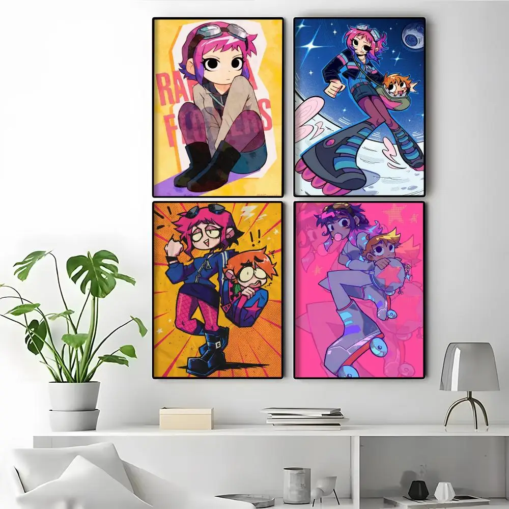 Scott Pilgrim Cheap Home Decor HD Vintage Wall Artwork Poster