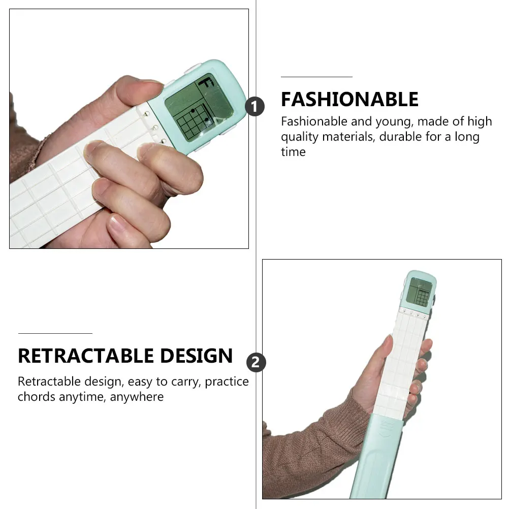 

1 pc Ukulele Chord Practice Tool Portable Learning Device Abs Display Screen Beginner Training Exerciser Accessories Supplies