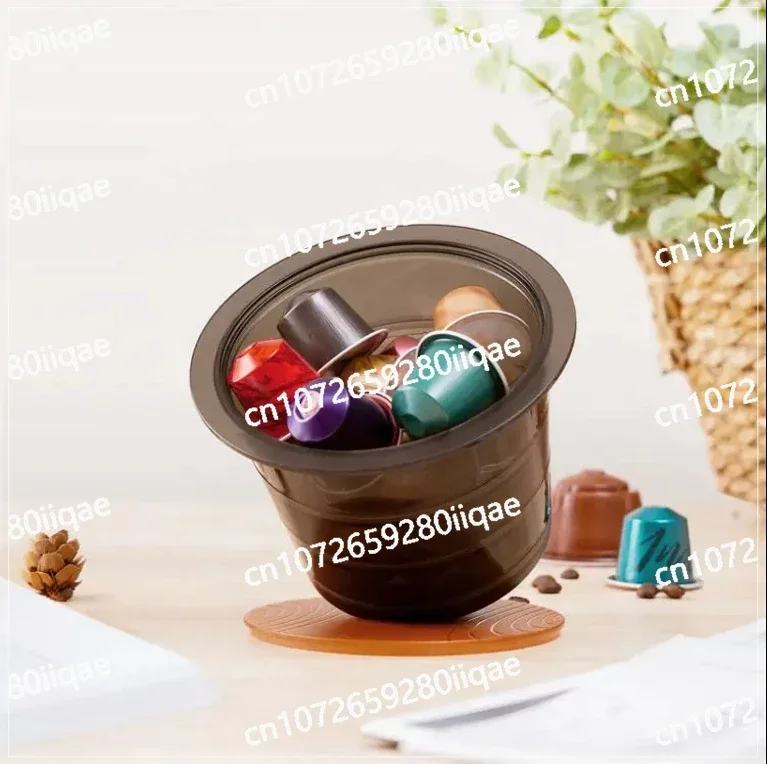 Plastic K-Cup Coffee Pod Holder Coffee Capsule Holder with Counter Office Travel RV Cover