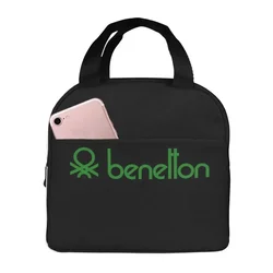 United Colors Of Benetton Lunch Bags Insulated Bento Box Portable Lunch Tote Leakproof Picnic Bags Cooler Bag for Woman Kids