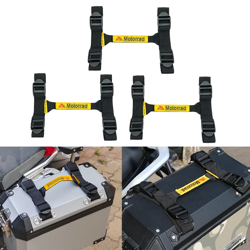 For BMW R1300GS F900GS ADV F800GS For HONDA XL750 For Benelli Trk 502X 702X Luggage Handle Strap Side Box Belt Top Case Strip