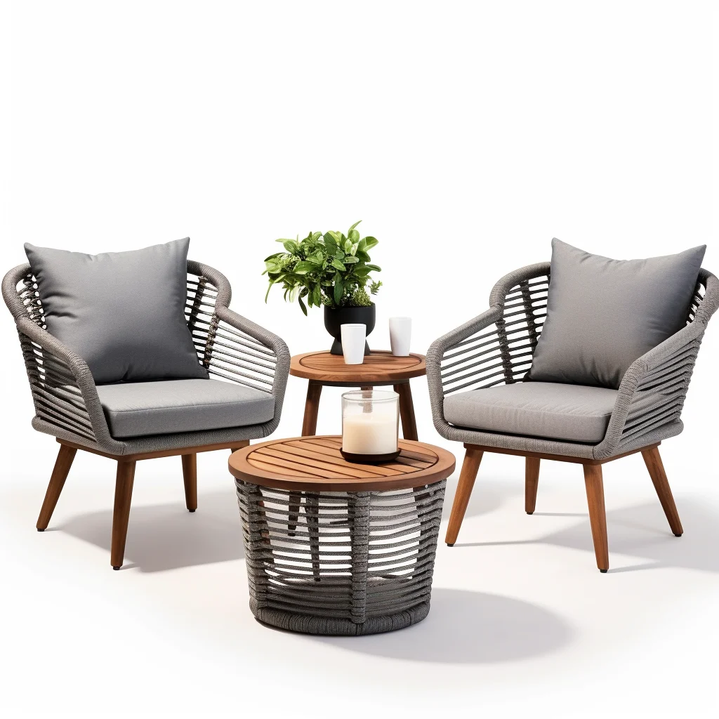 

Качественный уличный обеденный комплект из алюминия для сада и патио: стол и стулья, современный мебельный гарнитур