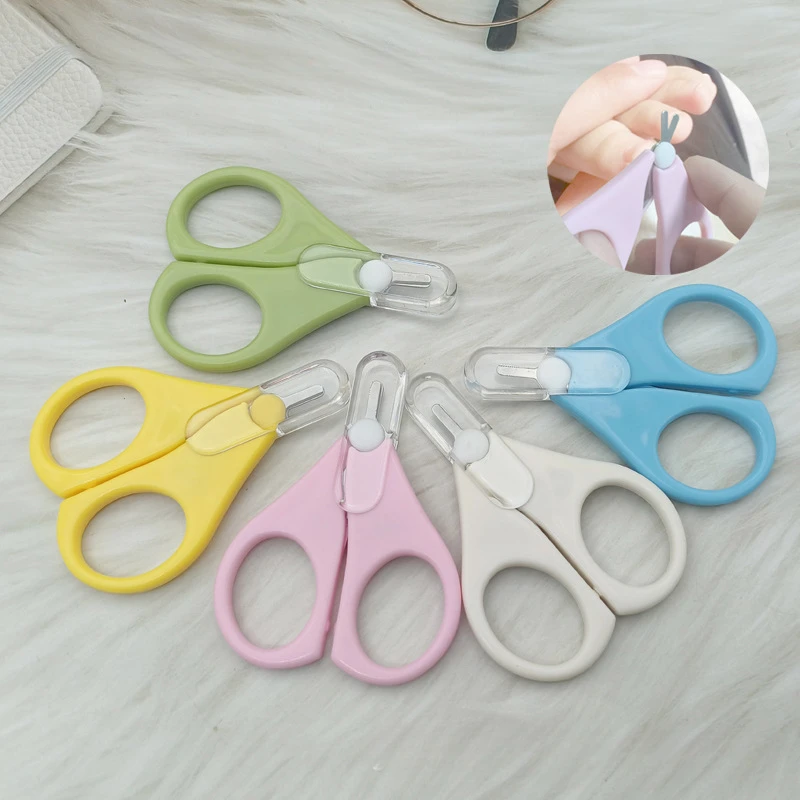 

Children's Nail Scissors Newborn Baby Safety Nail Clippers Scissors Baby Nail Shell Shear Manicure Tool Baby Tools