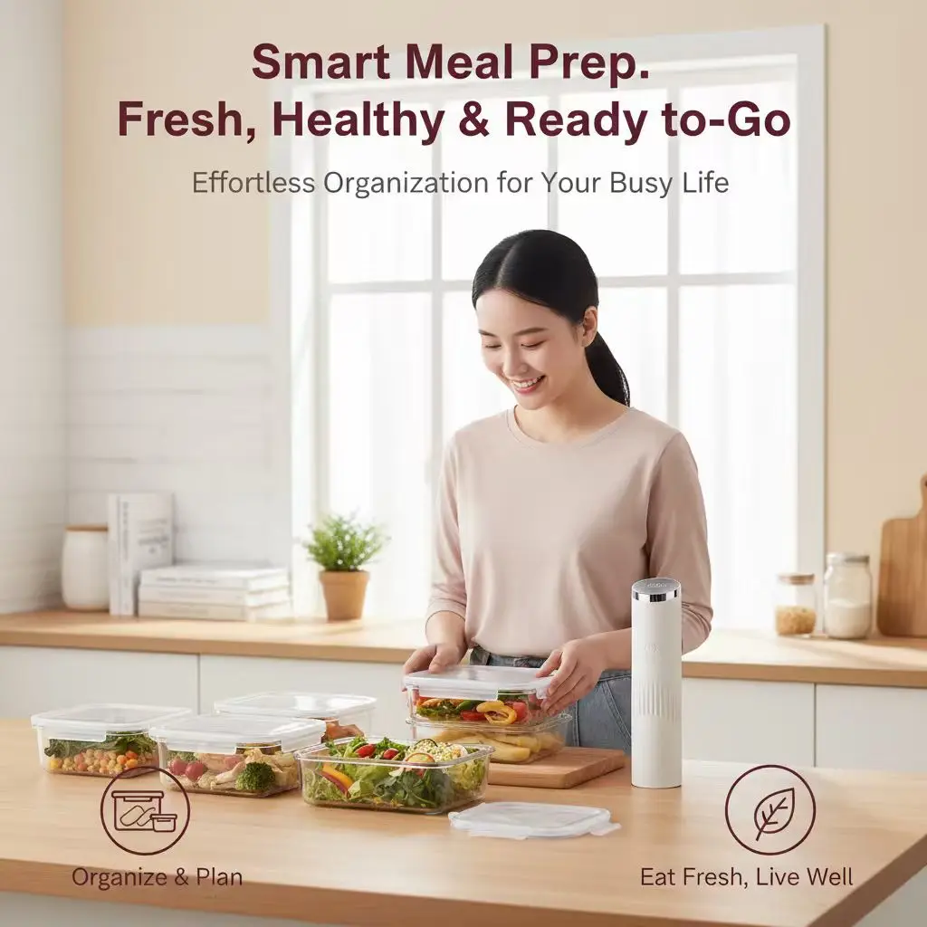 

Compact Vacuum Sealers with Reusable Bags and Handheld Vacuum Sealer for Preservation and Freshness