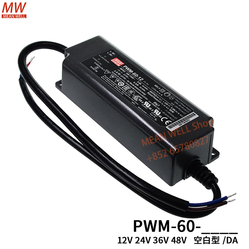 

MEAN WELL 60W Wireless Lighting Constant Current LED Driver Solution Switching power supply PWM-60-12 PWM-60-24