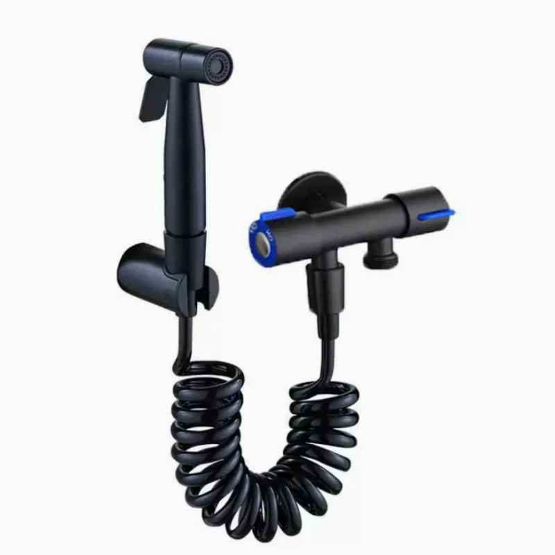 

Handheld Stainless Steel Toilet Hygiene Set High-Pressure Toilet Spray Head Feminine Wash Bathroom Accessories