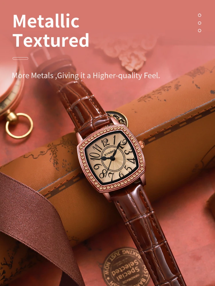 Fashion Women's Watch Pu Leather Wristwatch Quartz Watches For Women Clock Ladies Watch Gift Reloj Mujer Montre Femme