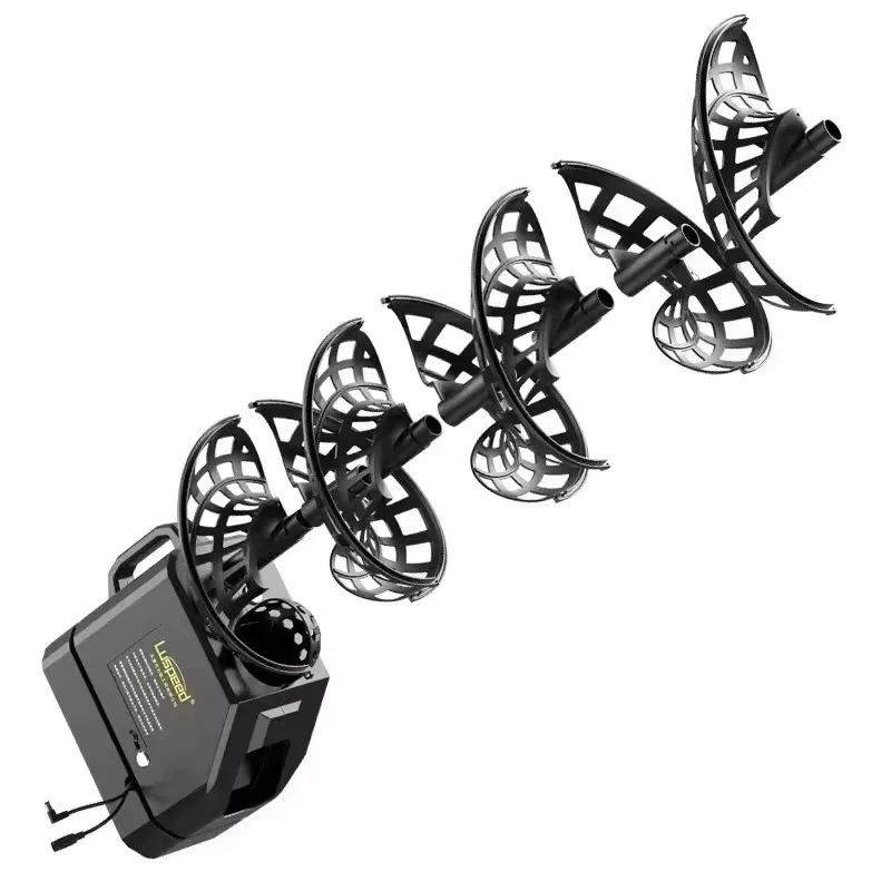 Portable Tennis and Pickleball Ball Machine Launcher with Catcher Net  Automatic Solo Practice for Self Feeding Training
