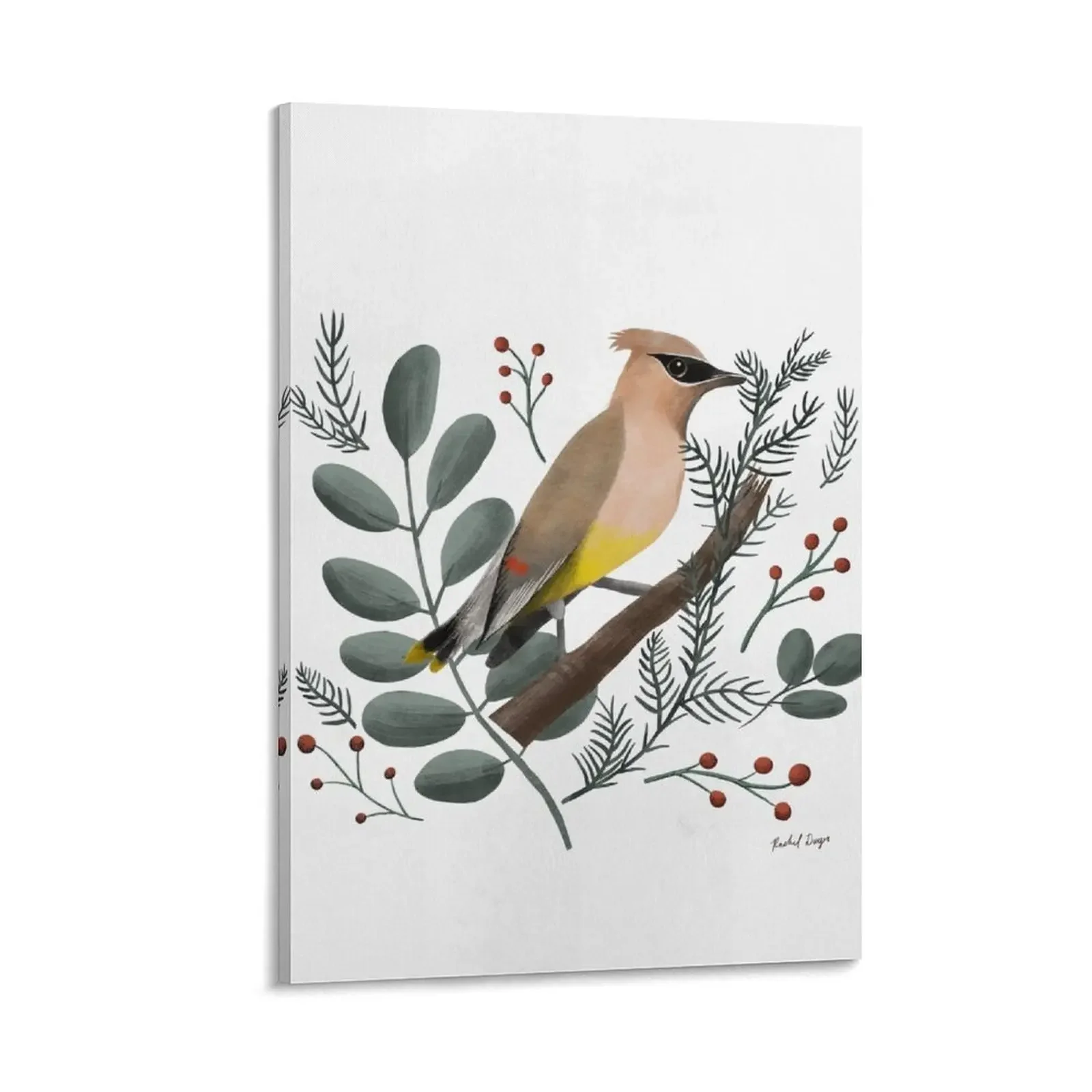 

Cedar Waxwing Canvas Painting nordic home decor wall decor anime poster Posters on the wall