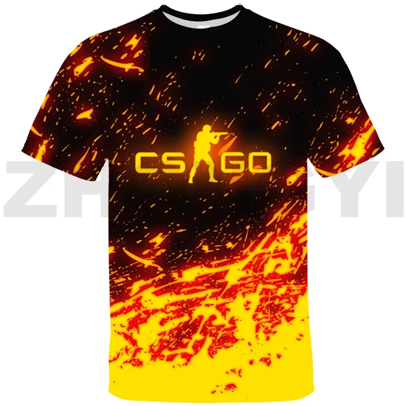 

Popular Game CS GO 3D T-shirt for Teens CSGO Anime Clothes Cool Fashion Men T Shirt Short Sleeve Casual Sport Graphic T Shirts