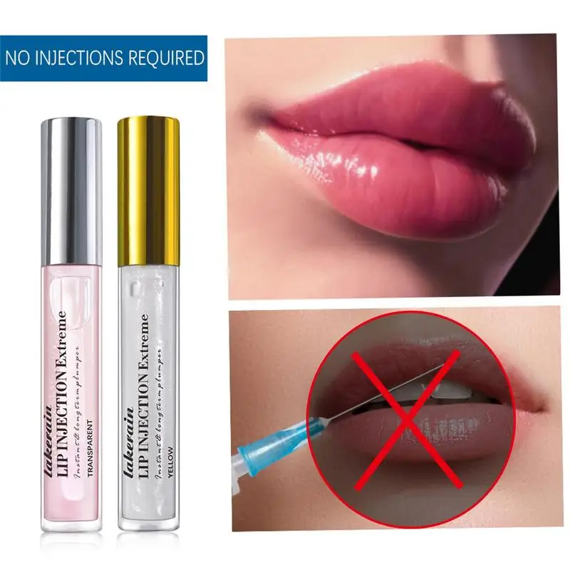 Balsamo per la cura della pelle delle labbra estratti vegetali Plumping Lip Lip Enhancer balsamo rimpolpante per labbra 2 pezzi volumizzante istantaneo Lip Plumper sieri idratanti