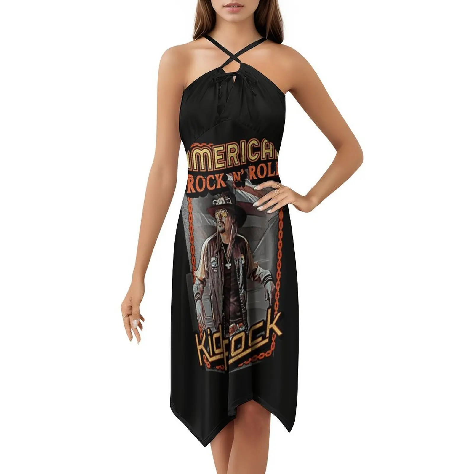 هدايا عيد ميلاد للأطفال روك أمريكان الروك أيدول هدية فستان كاجوال على الطراز الكوري للنساء فساتين سيدة مكتب يومية بسيطة #5