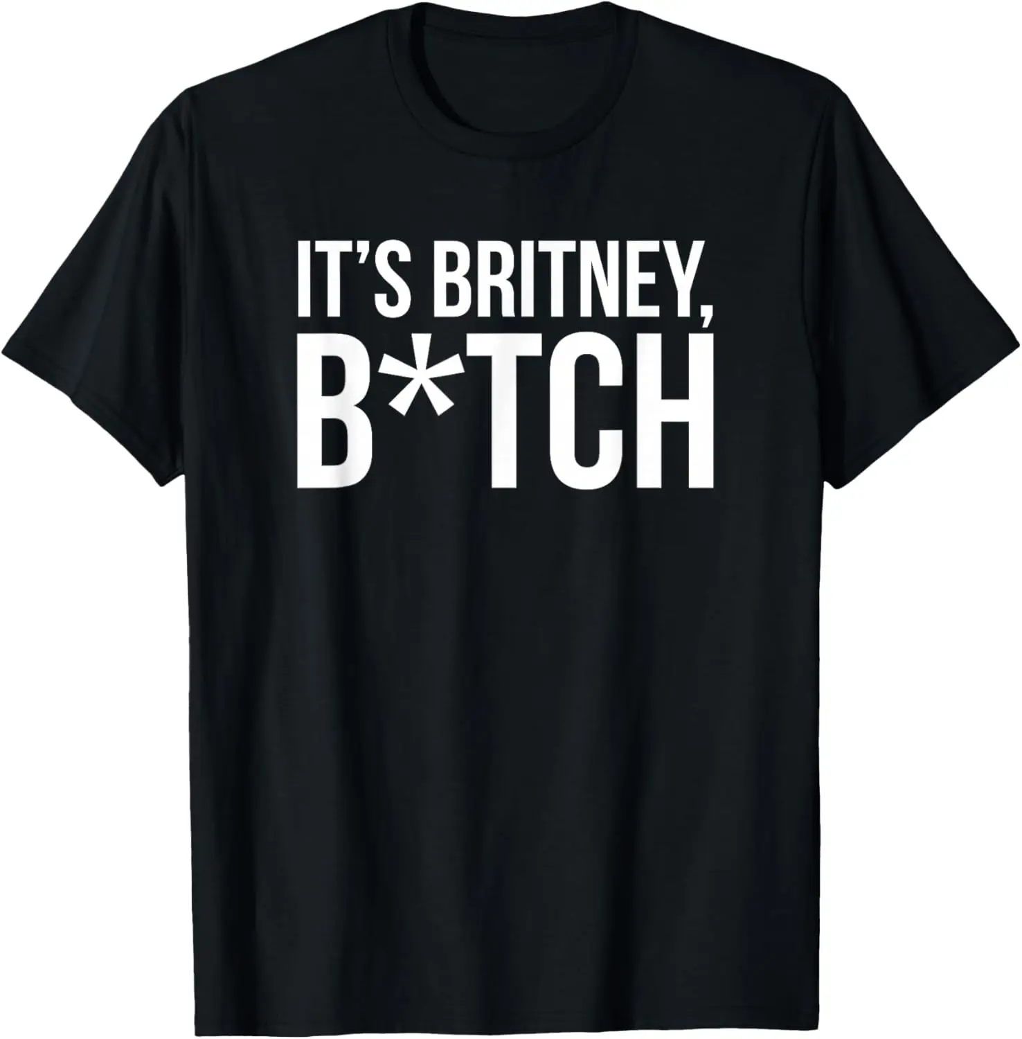- It's Britney T-Shirt 100% Cotton Trendy Y2K Short-Sleeve Tee – Soft, Quick-Drying, & Moisture-Wicking; Ideal Sports Casual