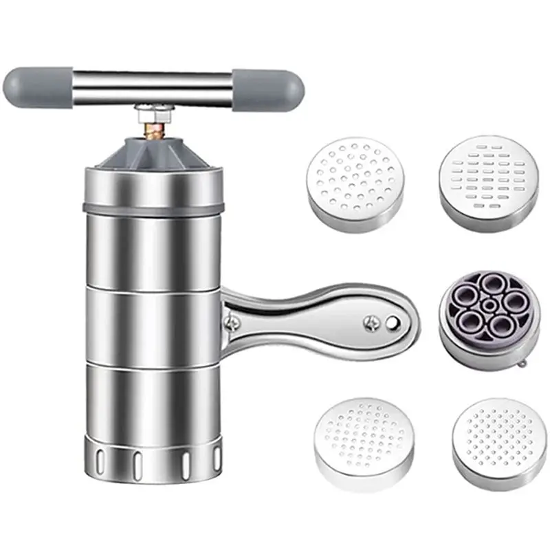 ABZF 2026 Noodle Making Machine,Stainless Steel Manual Noodles Press,Machine Pasta Maker,Noodle Mould