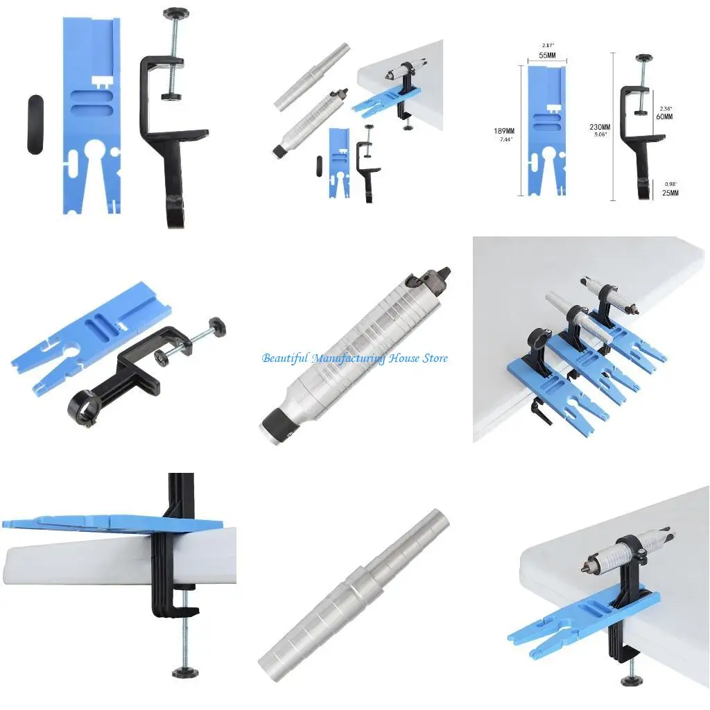 

E56A Table Clamp Vise Drill Stand Holder Tabletop Clamp Base For Universal Work DIY