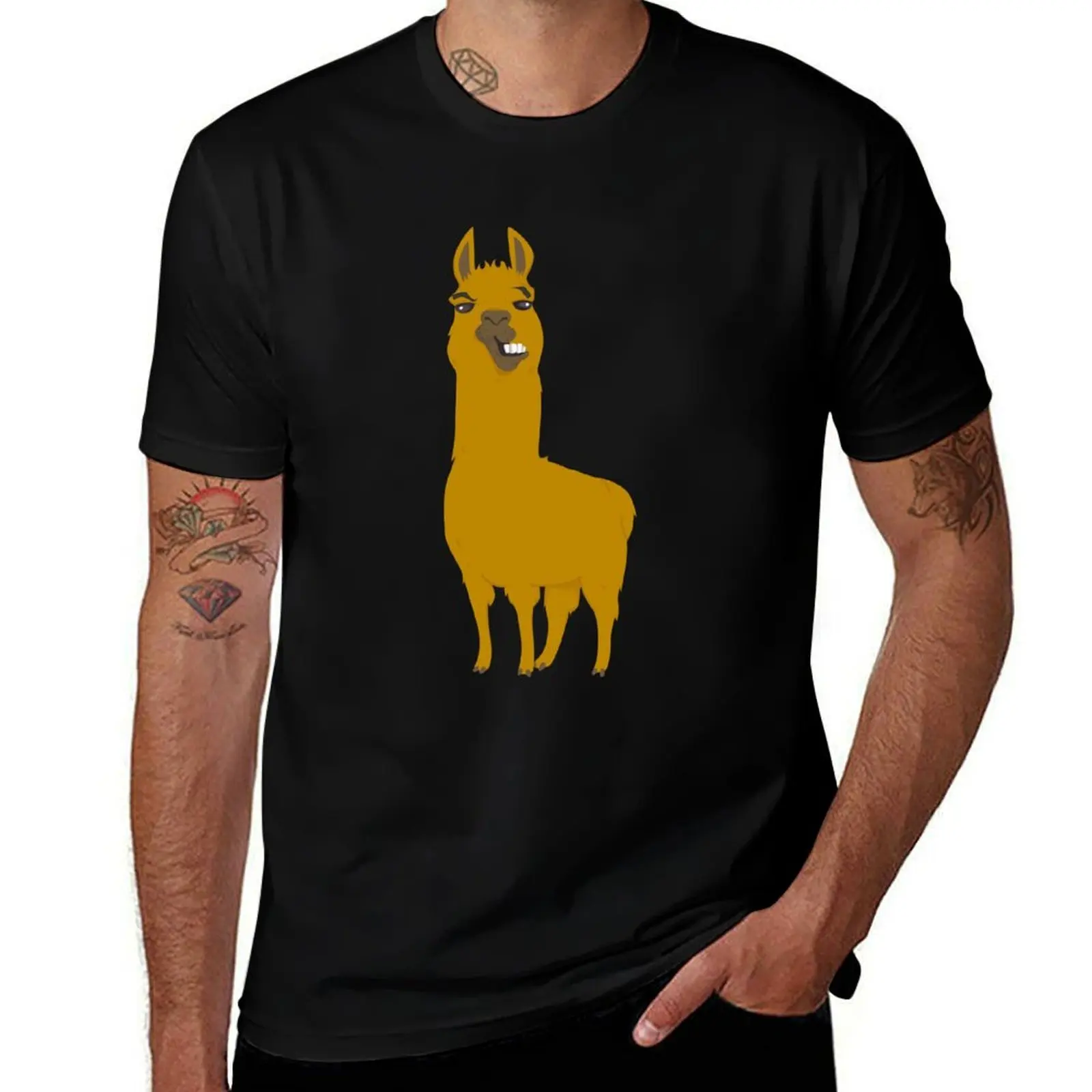 Llama is cool T-Shirt Quick Dry Sports Short Sleeve Tee T-Shirt