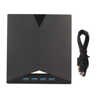 Universal External CD DVD Drive TypeC USB3.0 7 in 1 Portable Burner Reader Plug Play Optical Drive for Laptop Desktop PC MacBook