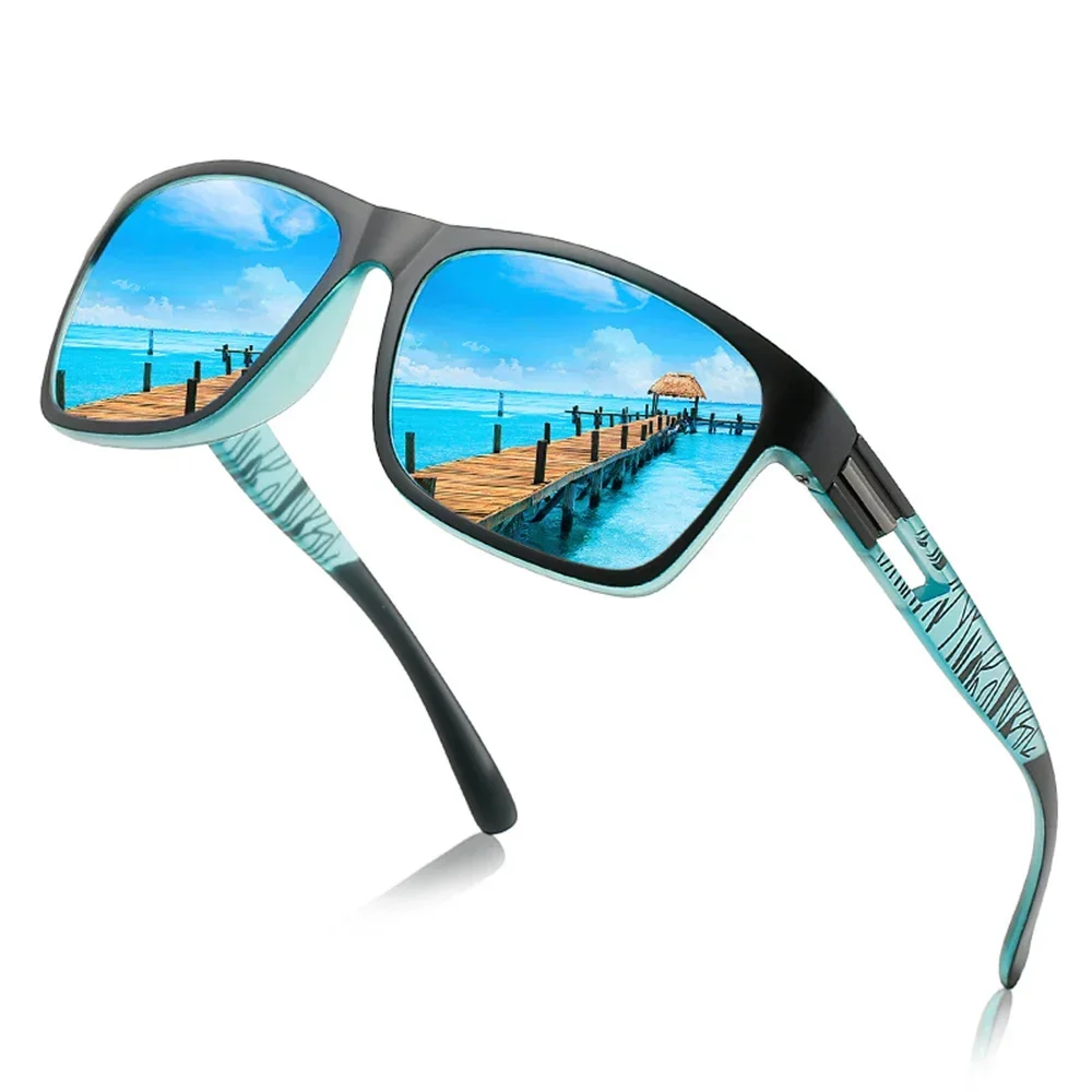 

Fashion Sports 5 Color Lenses TR90 Square Polarized Mirror Sunglasses