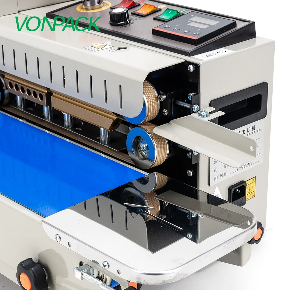 VONPACK FR-1600 Multi-functional Desktop Spray Paint Sealing Machine Factory Plastic Bag Packaging Intelligent Sealing Machine