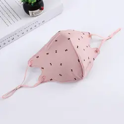 Dustproof Thickened Women Adult Mouth Muffle Men Cloth Mask Mouth Mask Face Cover Bow Face Mask