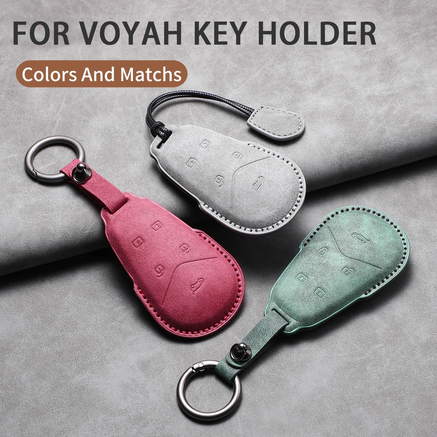 For VOYAH DREAM POWER PHEV EV Car Smart Remote Key Case Cover Shell Car Keychain Protection Case Key Decorative Accessories
