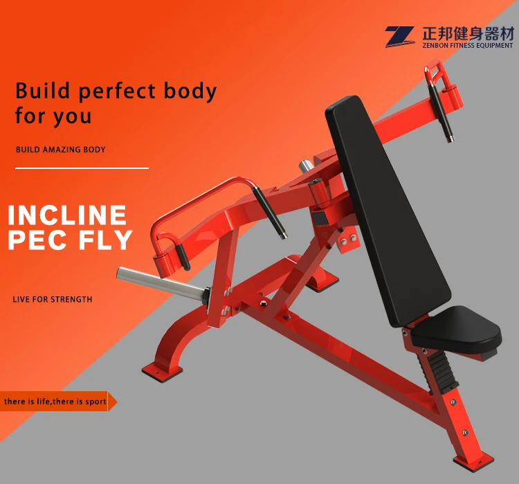 Kommerzielles, hochwertiges Gym-Übungsgerät, Incline Pec Fly Machine
