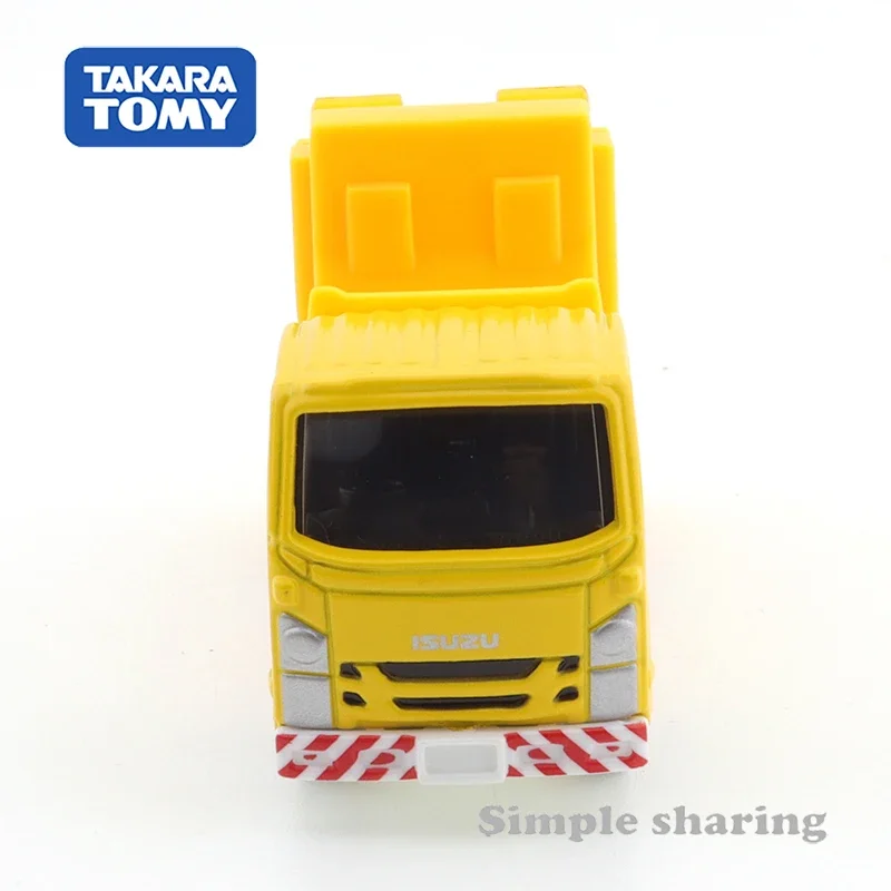 Takara Tomie No.26 Isuzu Elf Signalering Vrachtwagen Auto Legering Speelgoed Motorvoertuig Diecast Metalen Model Verzamelen Jongen