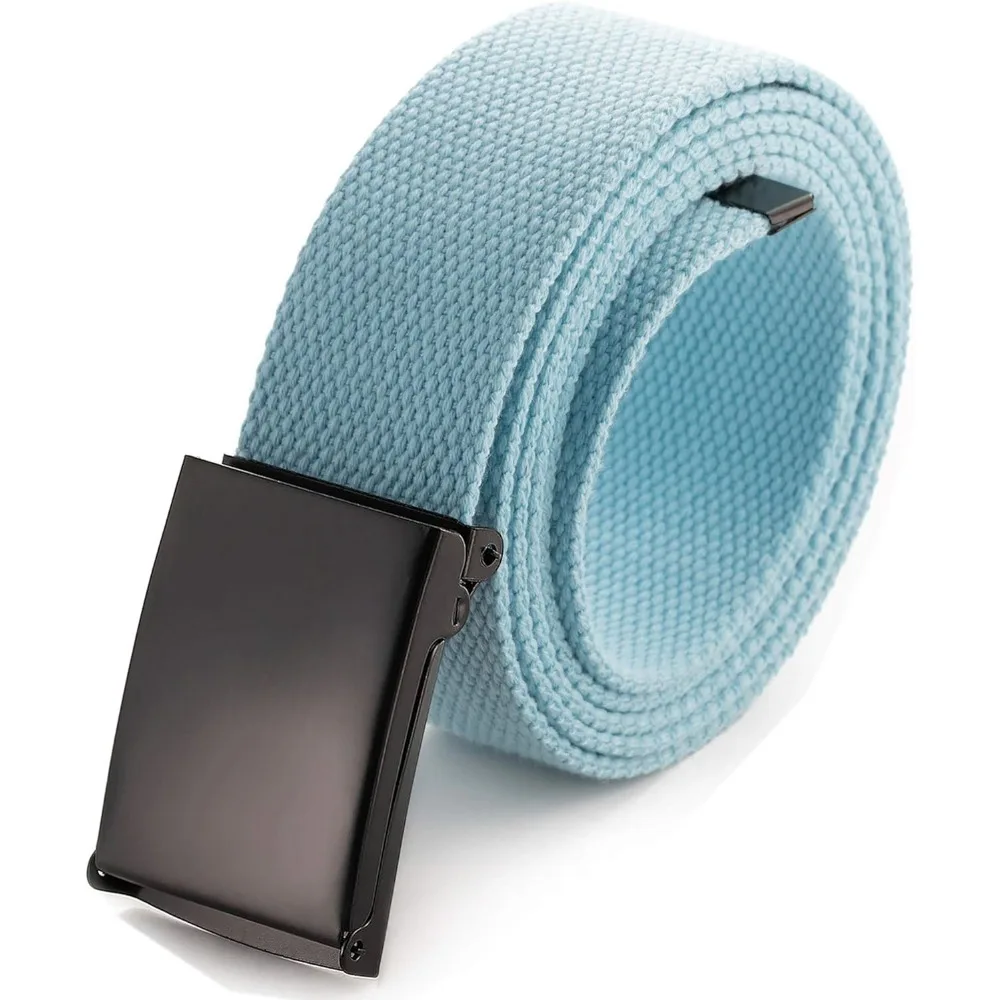 

Ремень из ткани Mile High Life, регулируемый по размеру до 52 дюймов, с прочной черной военной пряжкой с откидной застежкой.