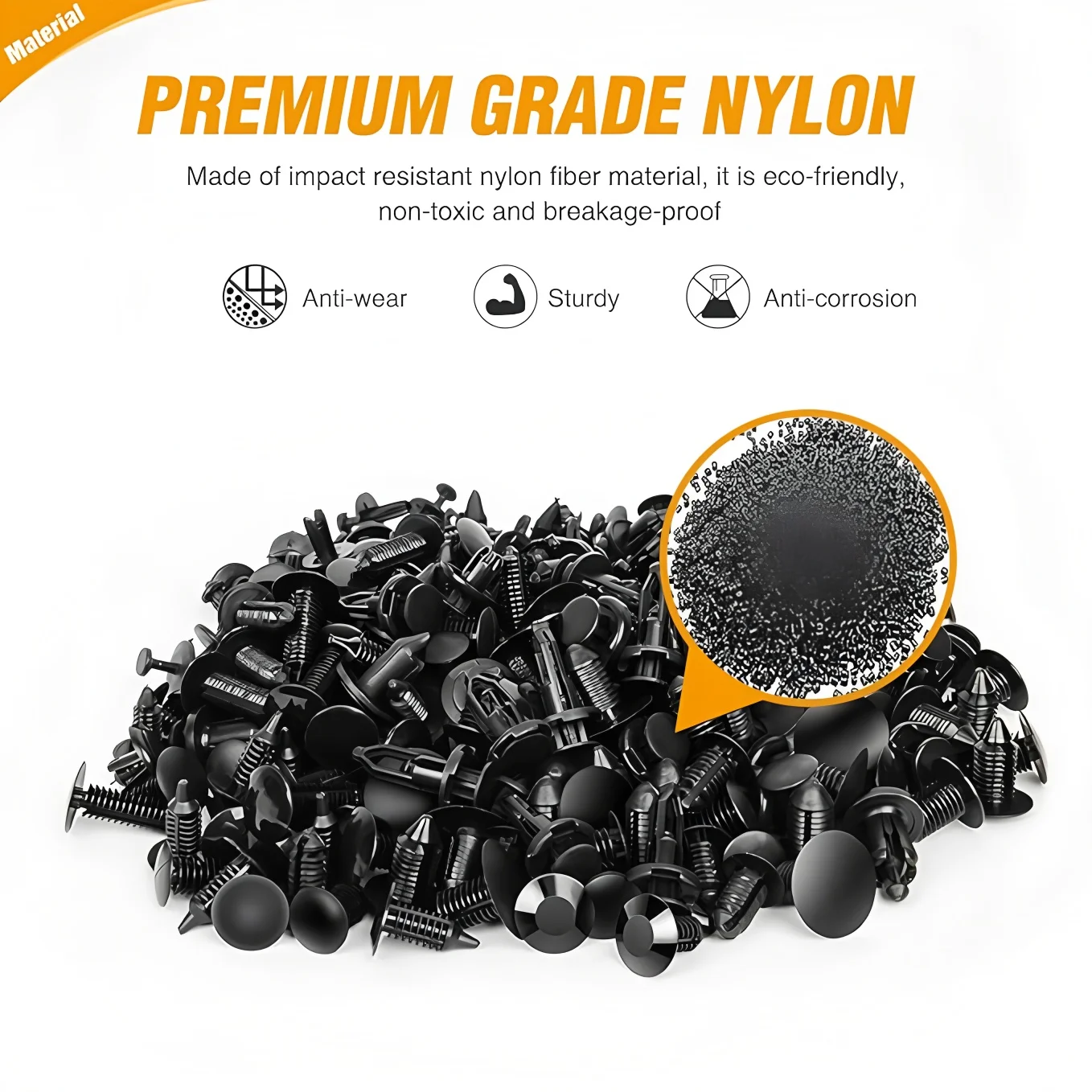 Car Fastener Clips Plastic Rivets For Auto Vehicle Panel Fixing Clamps Automotive Door Clips Kit Car Bumper Repair Accessories