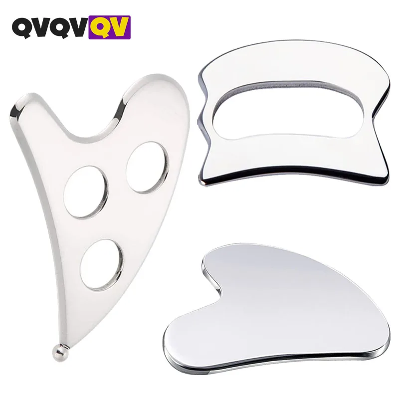 

Stainless Steel Gua Sha Scraping Massage Tool-Muscle Scraper - Soft Tissue Mobilization,Physical Therapy for Back, Legs, Arms