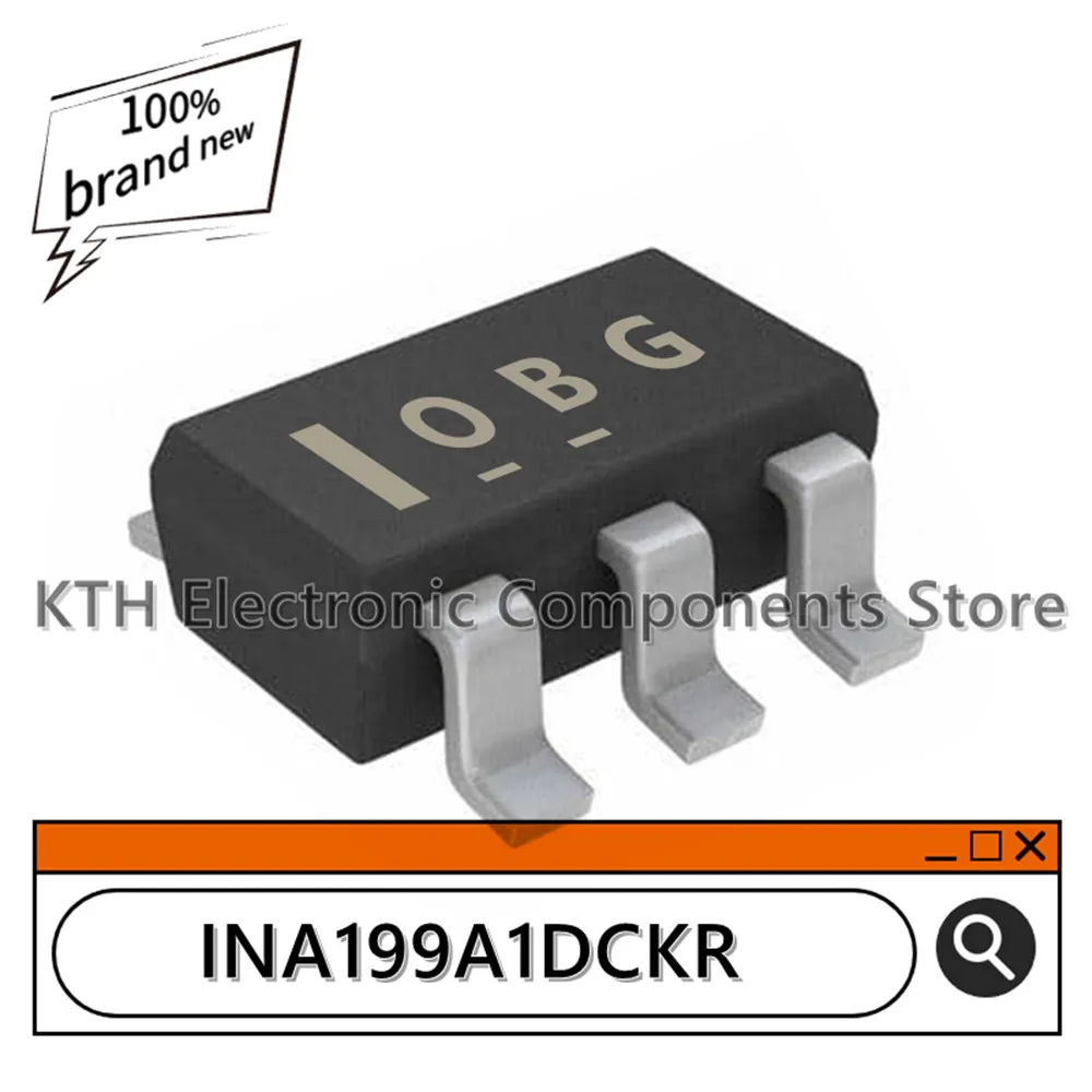 10Pcs/Lot Orginal New INA199A1DCKR INA199 SC70-6 Bidirectional current sensing amplifier chip Electronic components integrated