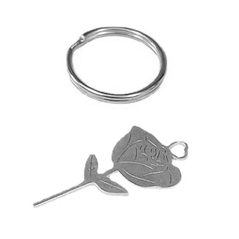 Rose Stainless Steel Needle for Smartphone Sims Card Tray Removal Eject Pin Dropship