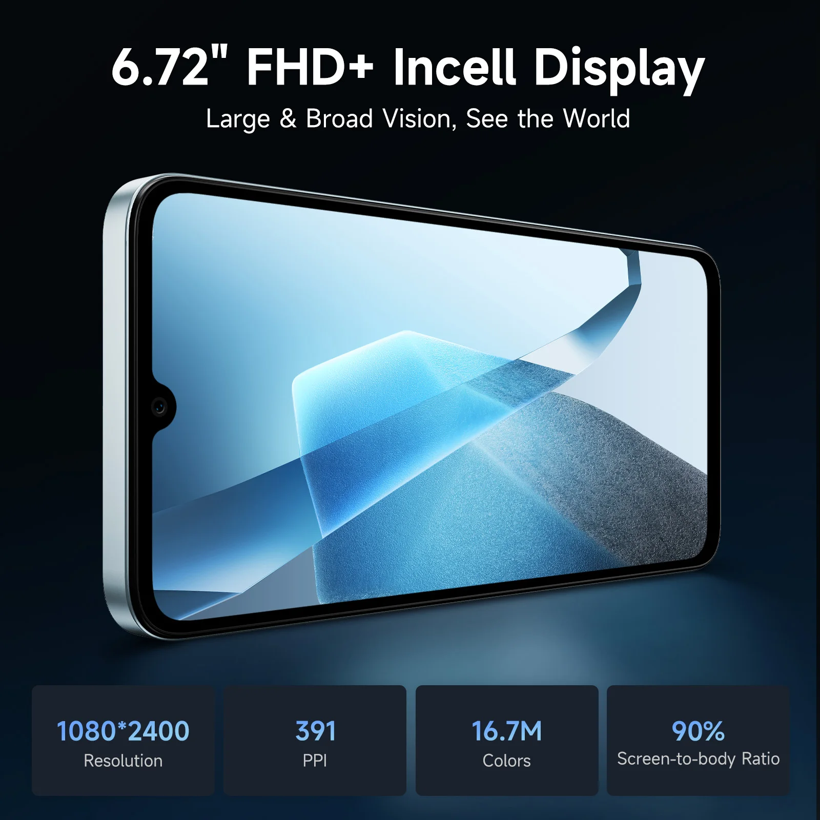 Fossibot S2 Smartphone 5000mAh Battery 50MP Main Camera UP to 20GB+256GB Phone Helio G85 Octa-core Android 14 NFC Cell Phone