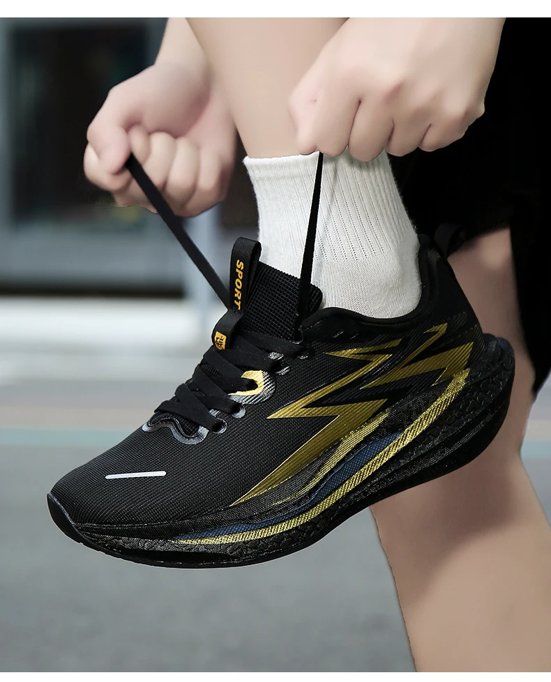 Neue Sportschuhe für Männer Leichte Laufschuhe mit Carbonplatte Atmungsaktive Mesh-Sneaker für Marathonrennen und Leichtathletik-Training – Detail 27